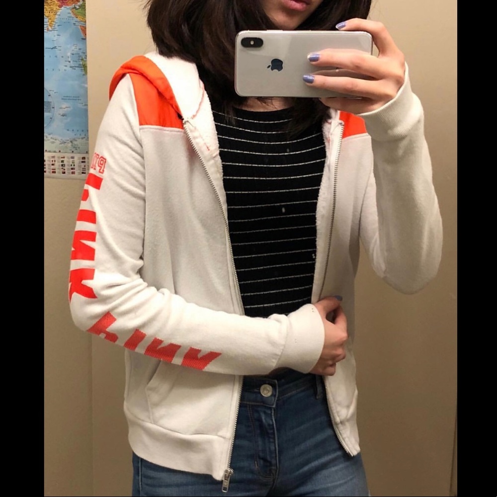 PINK victoria’s secret zip up hoodie